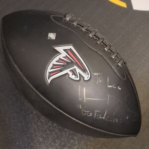 Atlanta Falcons Black Football Training Camp, Signed By Harry Douglas #83 2022